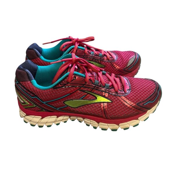 Brooks Adrenaline GTS 15 Pink Women Size 10.5 Athletic Running Sneakers - Picture 3 of 7